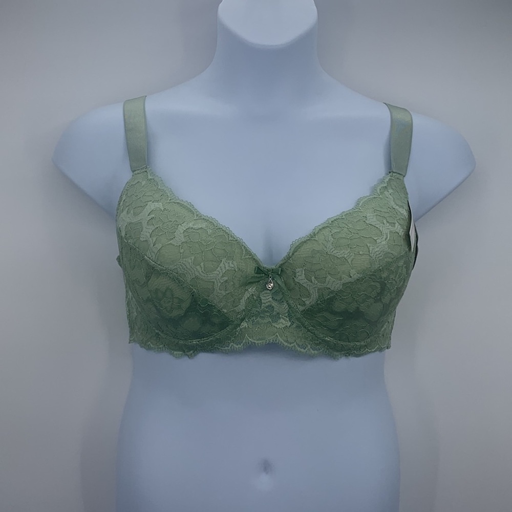 Mopas Padded Lace "Green"  Bra Size 38DD